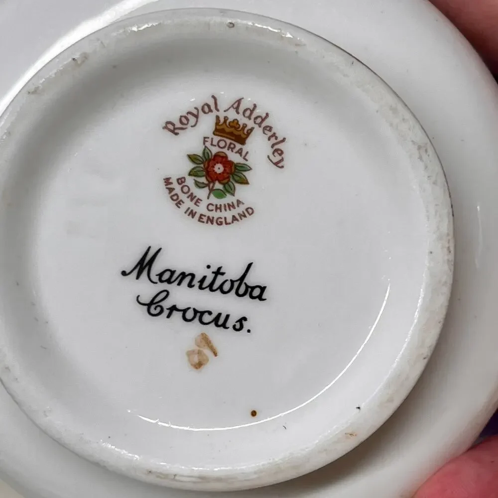 Royal Adderley Manitoba Crocus Bone China Figurine